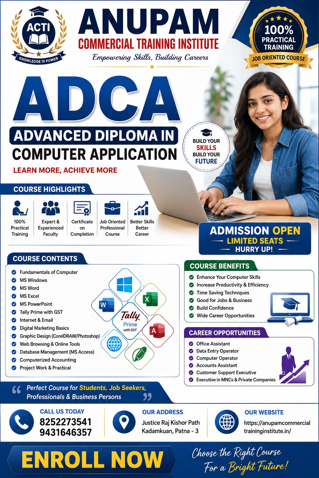 Advanced Diploma in Computer Application (ADCA)